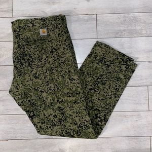Carhartt green camo pants